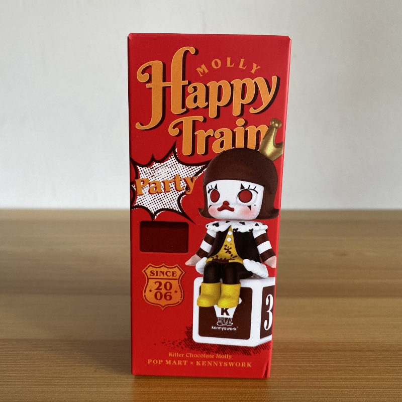 Popmart POPMART MOLLY Happy Train Big Party Series Mystery Box Confirmed Version ของแท้