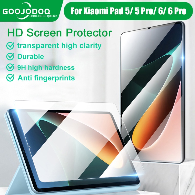 GOOJODOQ กระจกนิรภัยกันรอยหน้าจอ สําหรับแท็บเล็ต Xiaomi Pad 5 6 Pro 11 นิ้ว