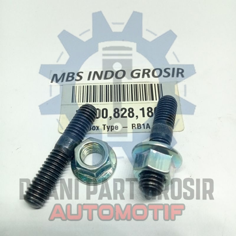 ขายส่ง TANEM M8 x 40 BOLTS 12 DOUBLE THREAD GEAR BOLTS UNIVERSAL EXHAUST BOLTS 12 TANEM BOLTS