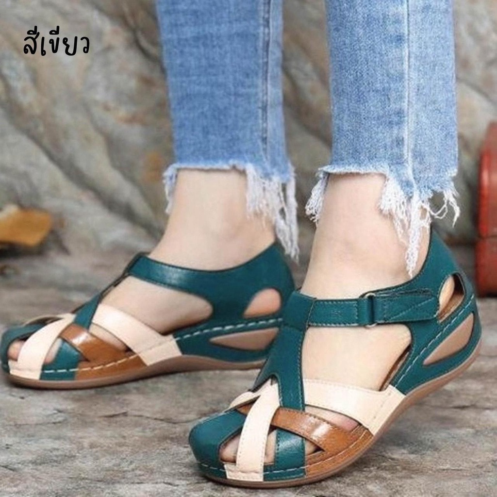 PGรองเท้ารัดหุ้มข้อ พื้นยางพารา​กัน​ลื่น