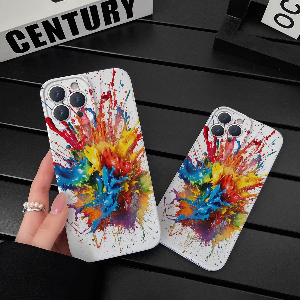 Hp Paint Art เคสโทรศัพท์สําหรับ Iphone 11 14 13 12 Pro Max XR X XS Max 6 6s 7 8 Plus ป้องกันกล้องกัน