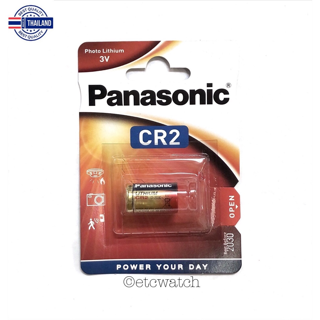 ถ่านกล้องถ่ายรูป Panasonic CR2 Europe packaging