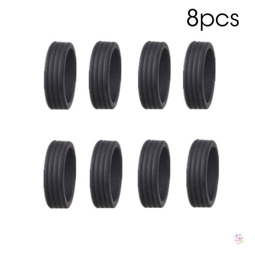 8 ชิ้น กระเป๋าเดินทาง แหวนป้องกัน / ซิลิโคน อุปกรณ์เสริมกระเป๋าเดินทาง ฝาครอบล้อ