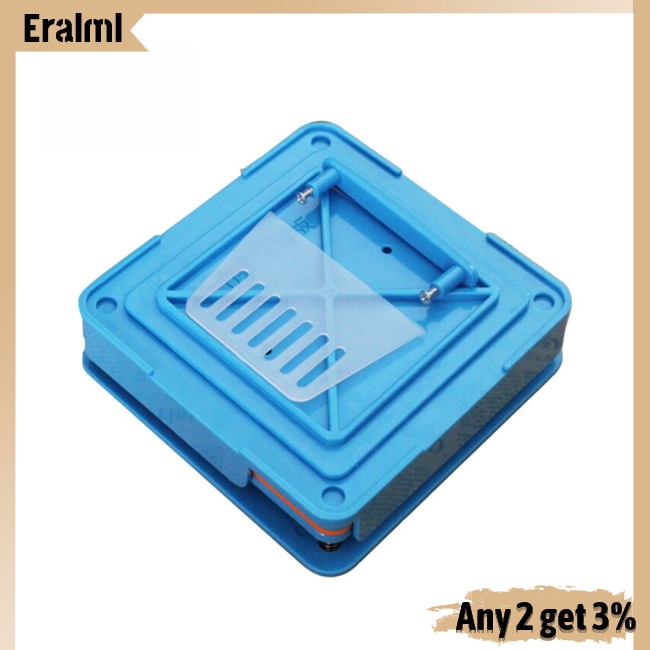 Eralml เครื่องบรรจุแคปซูล แบบแมนนวล 100 หลุม สีฟ้า #0 เครื่องทําแคปซูลยา ยาสมุนไพร ชนิดผง DIY