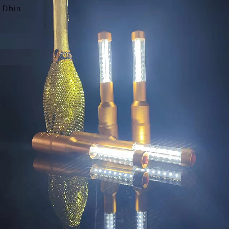 [Dhin] แท่งไฟดิสโก้ LED แบบชาร์จไฟได้ สําหรับตกแต่งขวดไวน์ ปาร์ตี้ งานแต่งงาน