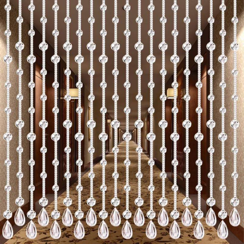 แนะนำ ผ้าม่าน ผ้าม่านลูกปัดคริสตัล เสริมฮวงจุ้ย สําหรับตกแต่งประตูห้องนอน ทางเข้า ราคาพิเศษ มีเก็บเงินปลายทาง