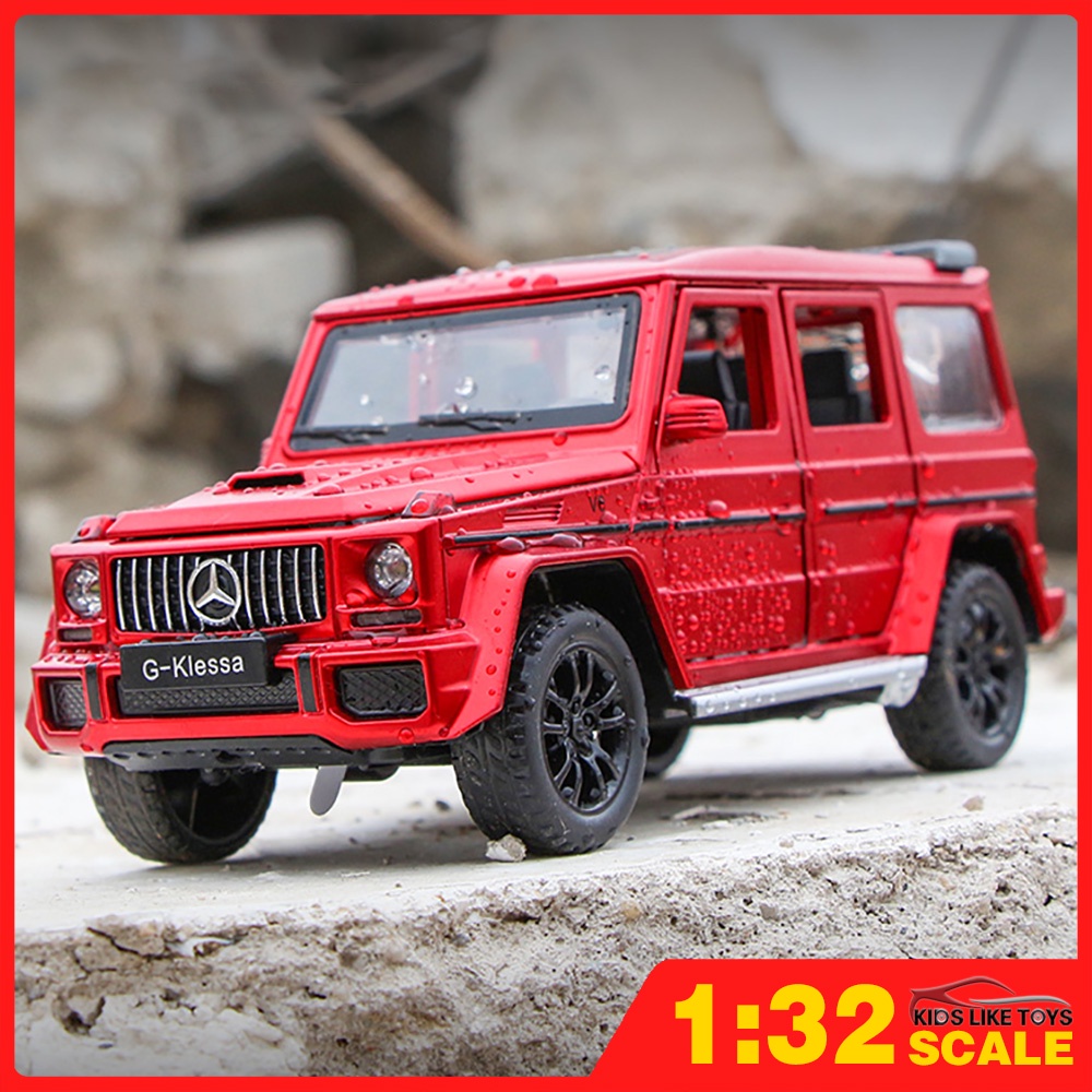 Klt โมเดลรถยนต์ 1:32 Benz AMG G63 โลหะอัลลอย ของเล่นสําหรับเด็กผู้ชาย