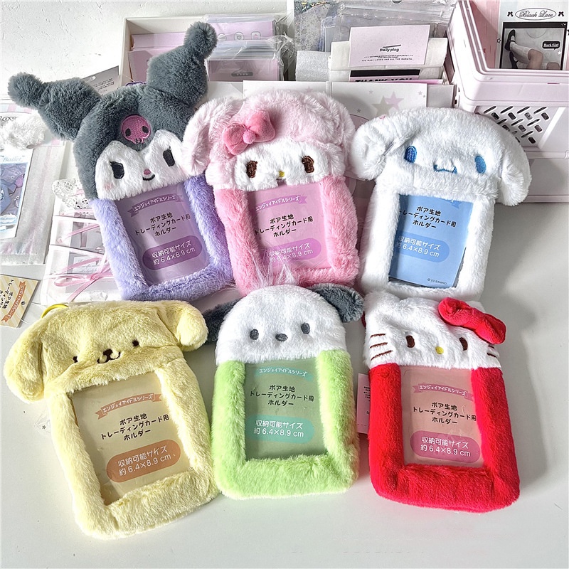 พวงกุญแจ จี้ตุ๊กตาการ์ตูนอนิเมะ Cinnmoroll Kitty Sanrio Kuromi My Melody น่ารัก สําหรับนักเรียน