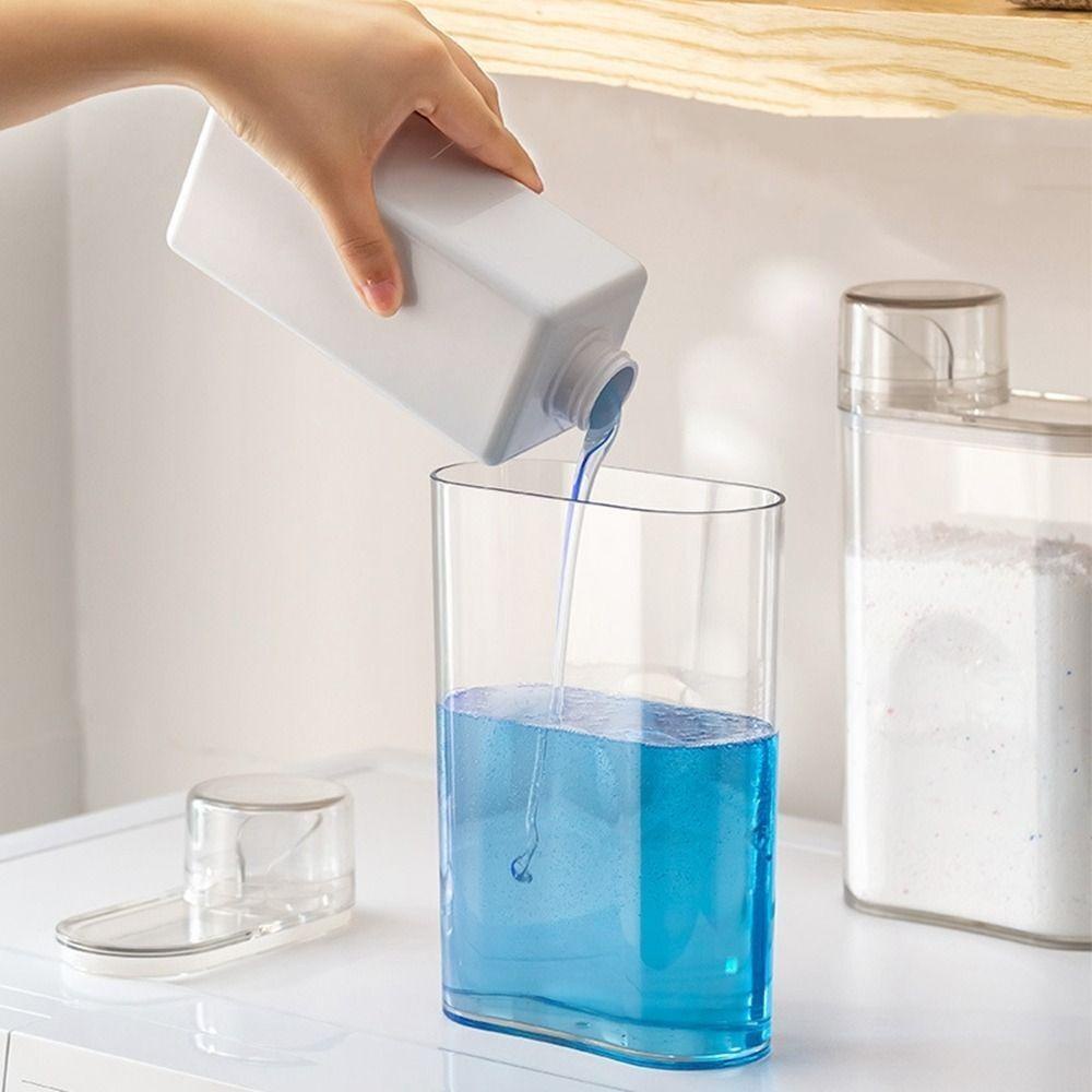 Zelth ขวดจ่ายน้ํายาปรับผ้านุ่ม แบบใส กันรั่วซึม ขนาดใหญ่ แบบพกพา - รูปที่ 6