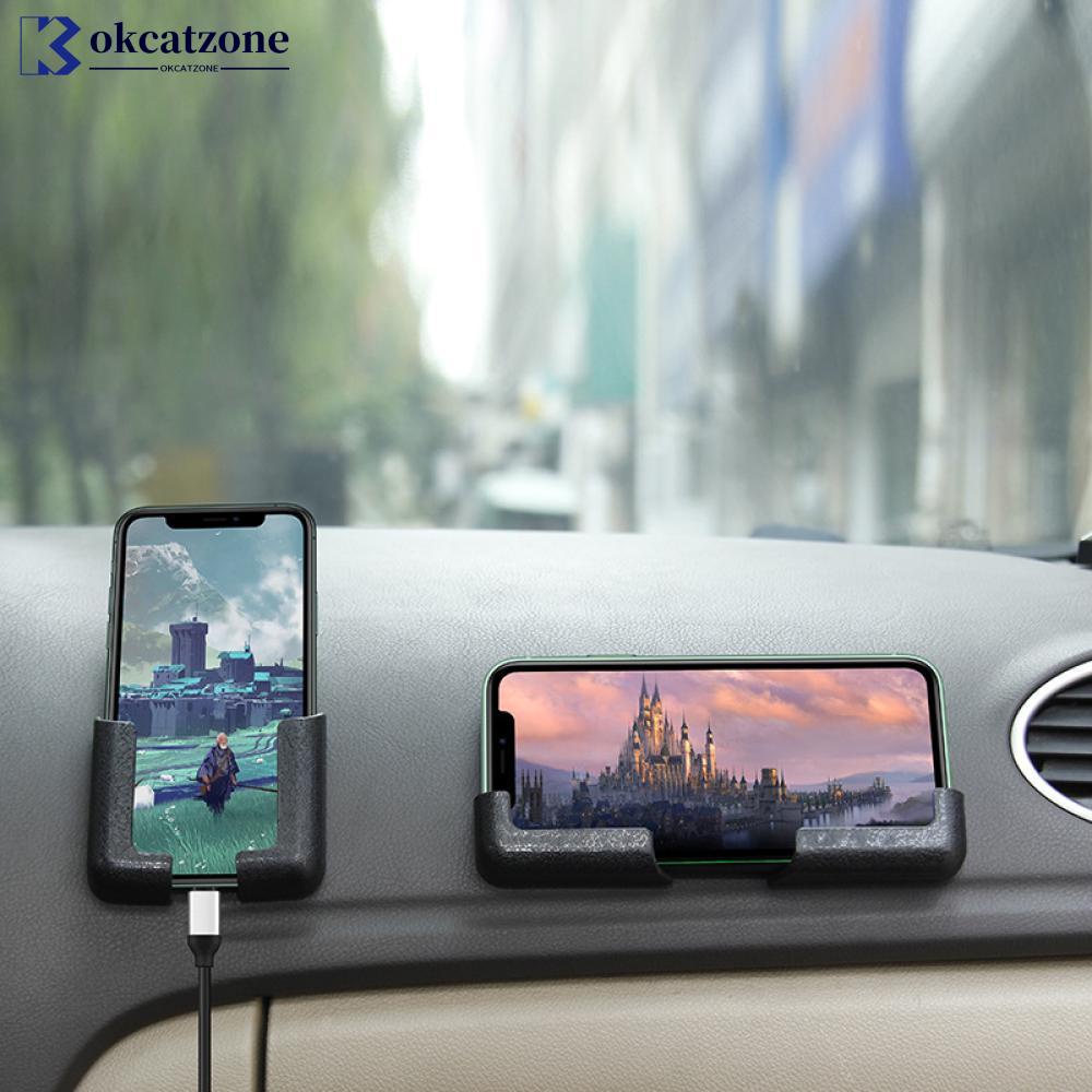 Okcatzone ที่วางโทรศัพท์มือถือ GPS มีกาวในตัว ปรับความกว้างได้ อุปกรณ์เสริม สําหรับติดภายในรถยนต์ F5H4