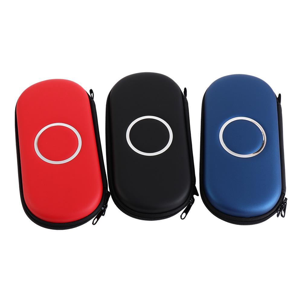 AUGUSTINA PSP กระเป๋าเก็บ Anti Static สีแดง/สีดํา/สีฟ้าป้องกันกระเป๋าเดินทางสําหรับ PSP1000 2000 3000 Anti-Shock EVA Hard Case