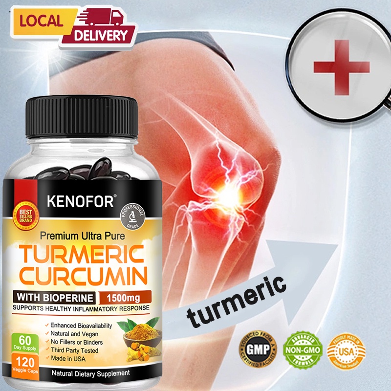 Kenofor Curcumin - สารสกัดจากขมิ้นชัน เพื่อการรองรับสารต้านอนุมูลอิสระ - อาหารเสริมสําหรับกระดูกและข้อต่อ
