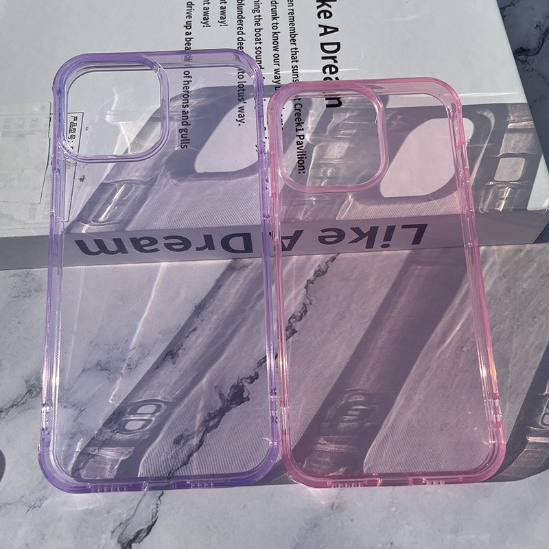 TPU เคสมือถือใสลายมาการอง สำหรับ for iPhone 13 11 15 16 Pro Max 11 Pro 14 15 Plus IPHONE 6 7 8 XR XS Max SE เคสกันกระแทก