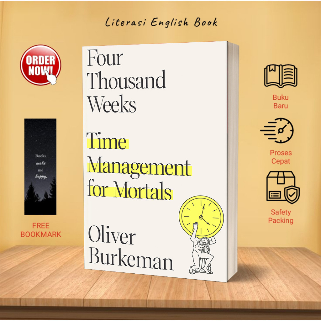 Four Thousand Weeks โดย Oliver Burkeman (ภาษาอังกฤษ)