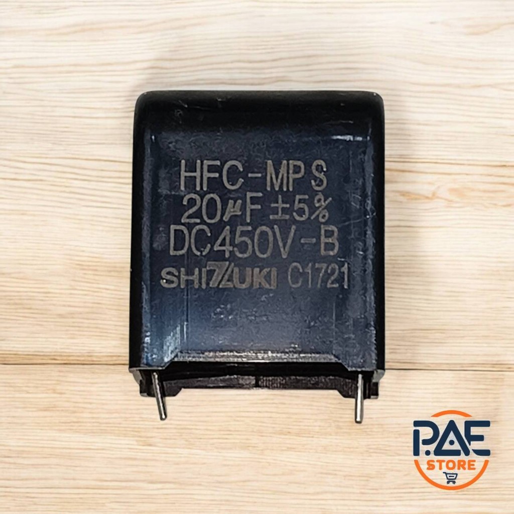 #ตัวเก็บประจุเครื่องปรับอากาศ HFC-MPS 20Uf 20J450V  20Uf 450V DC