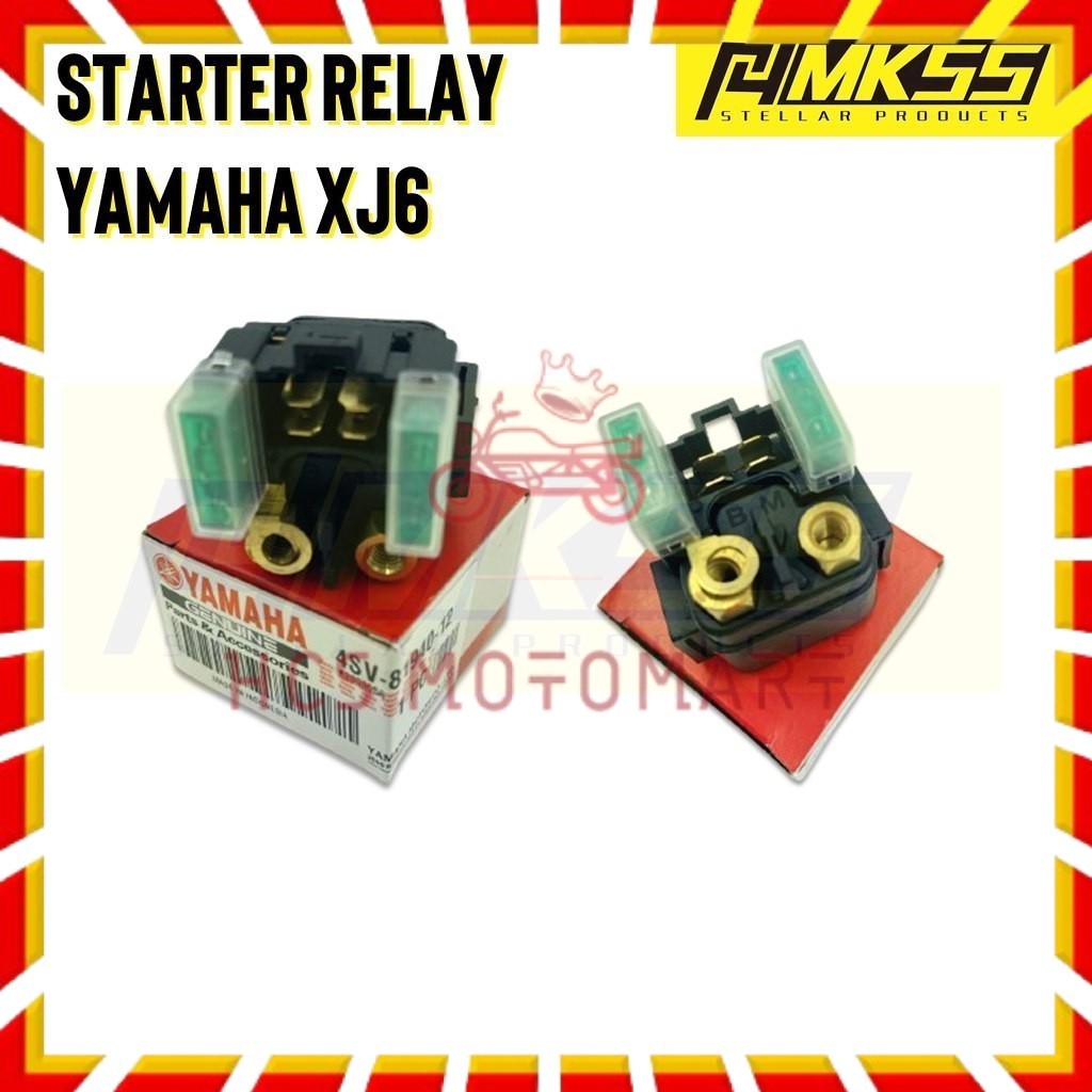 STARTER RELAY XJ6 YAMAHA 4SV-81940-12 XJ6 RELAY ORIGINAL100%