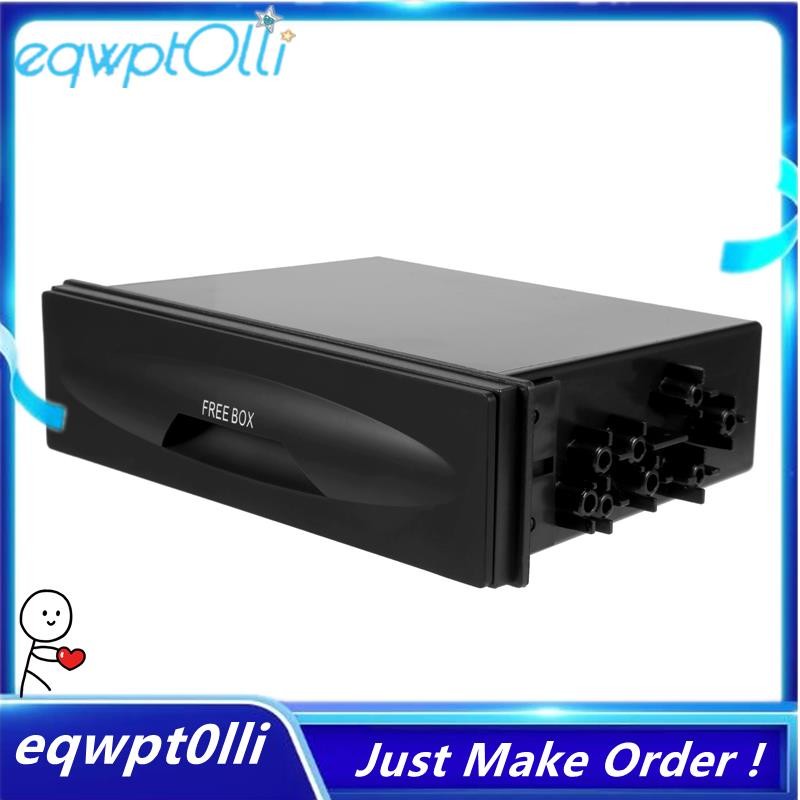 ^eQQ^Universal Car Storage Box CX-38 Single Layer Auto Single Din Dash วิทยุติดตั้ง Pocket-Kit 177X5