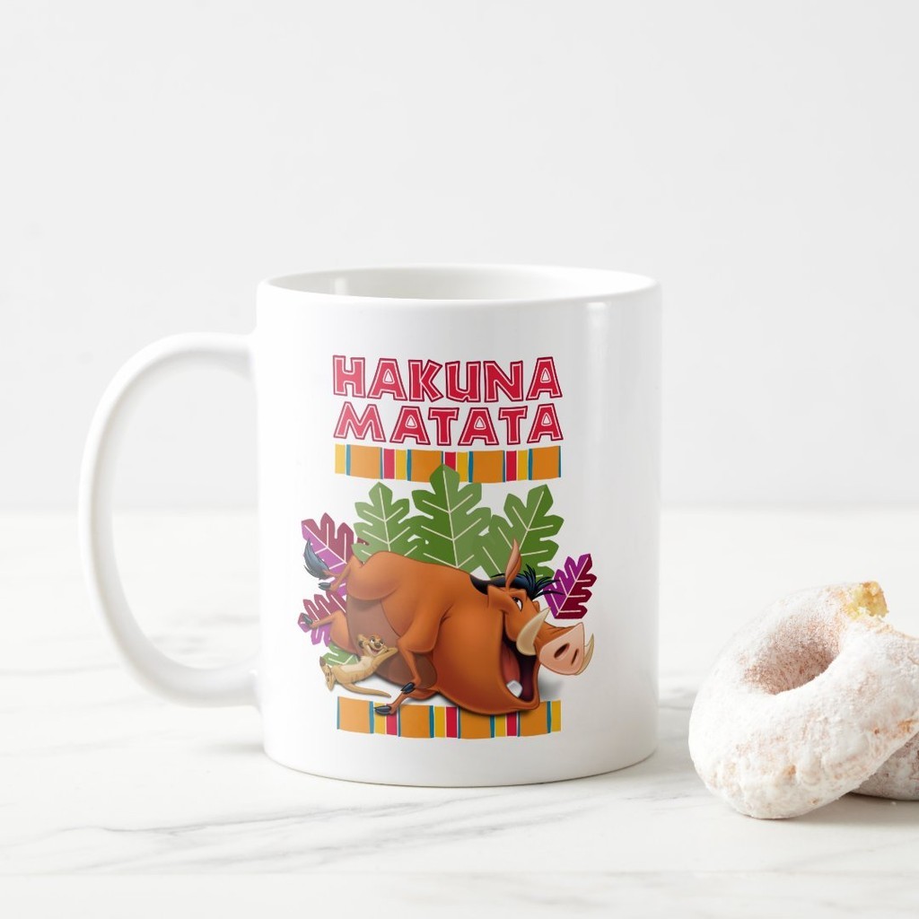 Hakuna Matita แก้วกาแฟ Disney Lion King แก้วเซรามิค Jinemo 169 2701 1