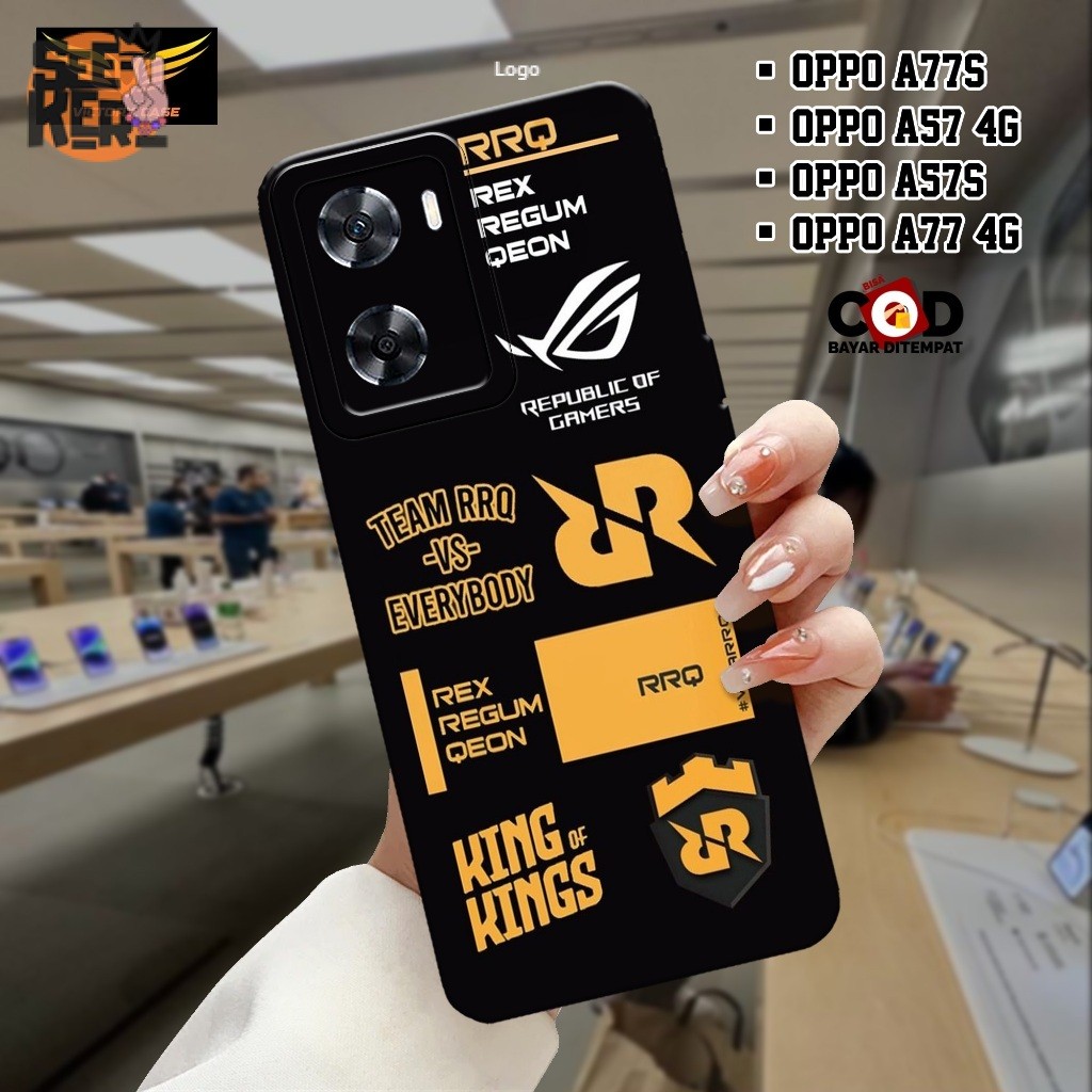 HP ล่าสุด Oppo A77S / A57 4G / A57S / A77 4G เคสโทรศัพท์พร้อม GAMING Motif วัสดุซิลิโคนอ่อนนุ่มยืดหย