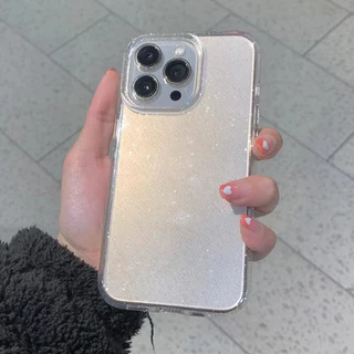 สีใส กากเพชร สำหรับ รุ่นไอโฟน 16e 17 17e 16/15/14/13/12/11 Pro,Max,Plus 6,7,8 Plus X XR XS MAX เคสโทรศัพท์ 006