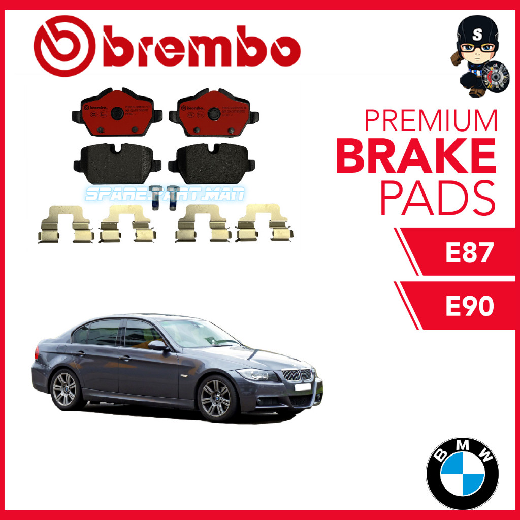 BREMBO NAO ผ้าเบรคหลัง BMW E87 116i,118i,120i, BMW E90 318,320i