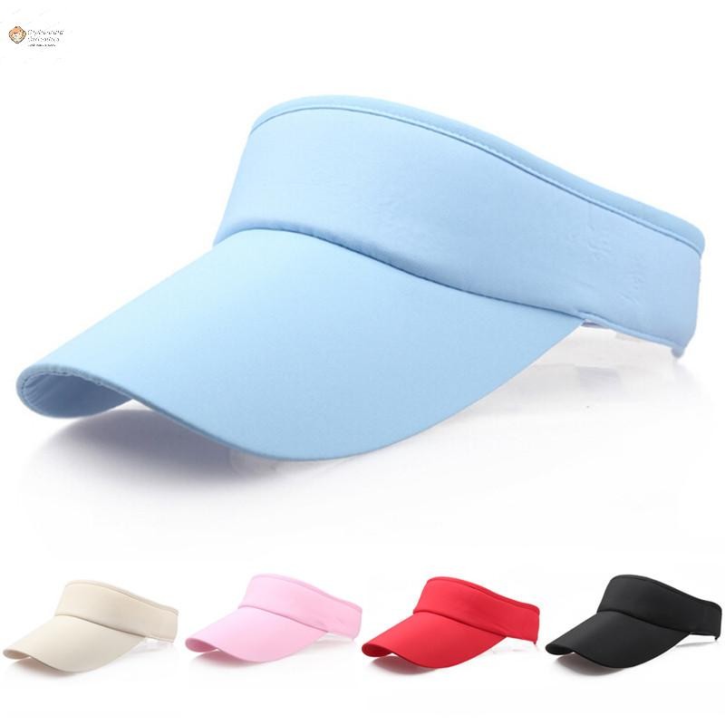 Cod Visor Sun Plain Hat Sports Cap Colours Golf Tennis Beach Adjustable Summer Hot new