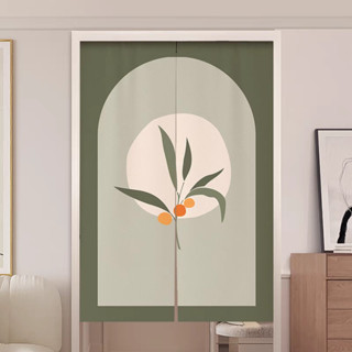 No ม่านประตูเจาะสําหรับห้องนอนพาร์ทิชันห้องครัวสไตล์ครีมฝรั่…