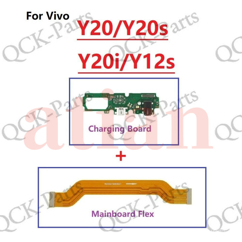 Cyad & สําหรับ Vivo Y20 Y20s Micro USB Board Charger แท่นชาร์จพอร์ตขั้วต่อ Flex สําหรับ Vivo Y20i Y1