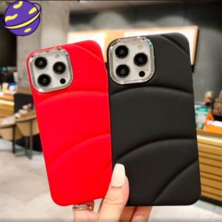 เคสโทรศัพท์ซิลิโคน TPU แบบนิ่ม ป้องกันเลนส์กล้อง สําหรับ IPhone15 14 13 12 11 Pro Max 15 14 Plus