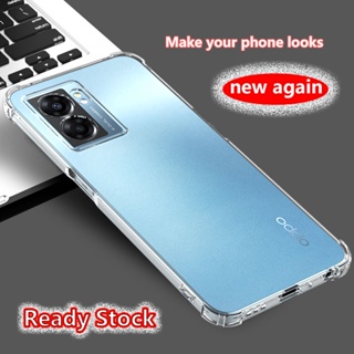 เคสโทรศัพท์มือถือยางนิ่ม แบบใส กันกระแทก 4 มุม สําหรับ Realme Narzo 50 5G RMX3572 RMX3571