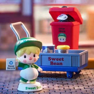 【 ของแท้ 】POPMART SWEET BEAN กล่องสุ่ม 24 ชั่วโมง ของเล่นแฟชั่น ของขวัญคริสต์มาส