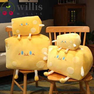 Willis หมอนตุ๊กตาชีส แบบนิ่ม เหมาะกับของขวัญ ของเล่นสําหรับเด็ก