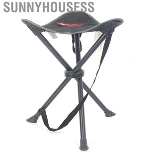 Sunnyhousess Folding Tripod Chair  Lightweight Portable Reliable Load Bearing Steel  for Hiking