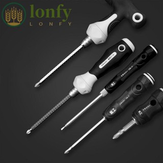 Lonfy ไขควงไขว้, ไขควงอเนกประสงค์สองหัว, เครื่องมือซ่อมมือ เหล็กคาร์บอน แบบมืออาชีพ สําหรับใช้ในครัวเรือน