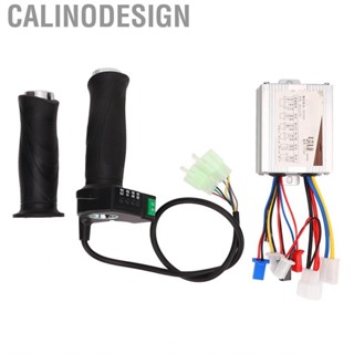 Calinodesign Brushed Controller Throttle Grip Set Good Heat Dissipation 4 Speed 24/48V 500W E Bike  Kit for Electric Tricycle