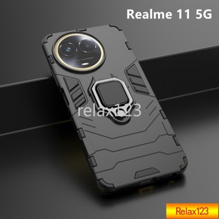 เคสโทรศัพท์มือถือ กันกระแทก พร้อมแหวนขาตั้ง สําหรับ Realme 11 5G Realme11 5G