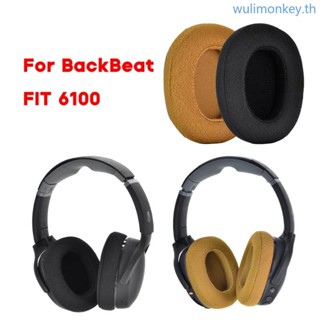 Wu แผ่นฟองน้ํารองหูฟัง แบบนิ่ม สําหรับ BackBeat FIT 6100