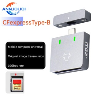 Ann CFexpress อะแดปเตอร์การ์ดรีดเดอร์ TypeB Type C USB3 2 Gen2 10Gbps สําหรับแล็ปท็อป