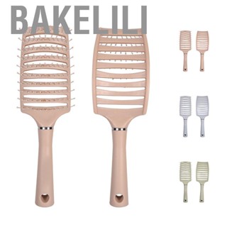 Bakelili Curved Vented Brush Professional Men Women Fast Drying Hair Detangling Scalp  Styling Tool