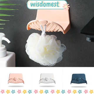 WISDOMEST ชั้นวางสบู่ แบบพลาสติก มีกาวในตัว สําหรับติดผนังห้องน้ํา