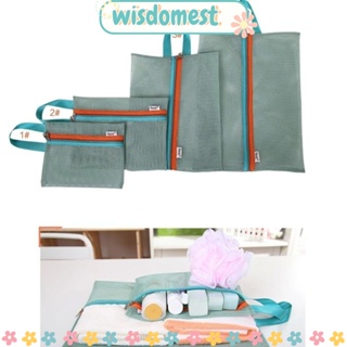 Wisdomest 4 ชิ้น / เซต กระเป๋าเดินทาง กระเป๋าเดินทาง บรรจุเสื้อผ้า กระเป๋าจัดระเบียบ