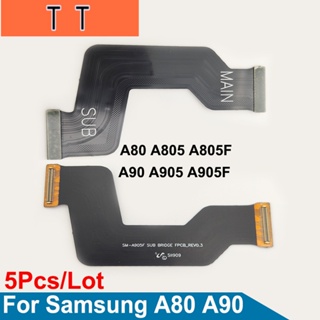  สายเคเบิ้ลเชื่อมต่อเมนบอร์ด สําหรับ Samsung Galaxy A80 A90 A805 A805F A905 A905F 5 ชิ้นต่อล็อต