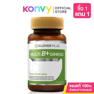 Clover Plus Multi B+ GINKGO 30 Capsules.