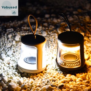 [Yobusad.th] ลําโพงบลูทูธ 1400mAh LED 110LM Type-C ชาร์จซ้ําได้ สําหรับตั้งแคมป์