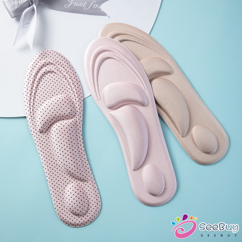 SeeBuy แผ่นรองเท้า แผ่นเสริมรองเท้า เพื่อสุขภาพ ลดอาการปวด ตัดขอบได้ แผ่น รอง รองเท้า พื้นรอง รองเท้า insole