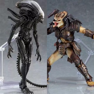 โมเดลฟิกเกอร์ Aliens Wars Figma 109 SP108 Predator 2 Alien Takayuki Takeya Ver