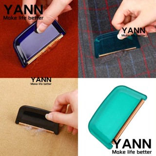 Yann1 เครื่องกําจัดขนสัตว์เลี้ยง พลาสติก สีเทา สีฟ้า สีเขียว แบบพกพา ใช้ซ้ําได้ 3 แพ็ค