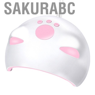 Sakurabc 60W Nail Lamp with LCD Display and 3 Timer Settings for Art