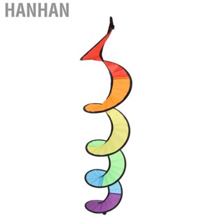 Hanhan HG Wind Spinner Foldable Colorful Spiral Sculpture Hanging