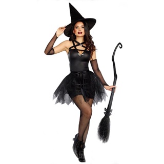 [0709]SZMRP- M-XL plus Size Demon Witch Outfit Witch Clothes Day of the Dead Masquerade Show Uniform Halloween  masqueradeCostume  Drama  Fancy dress  Costumes  Role-playing   TXNU